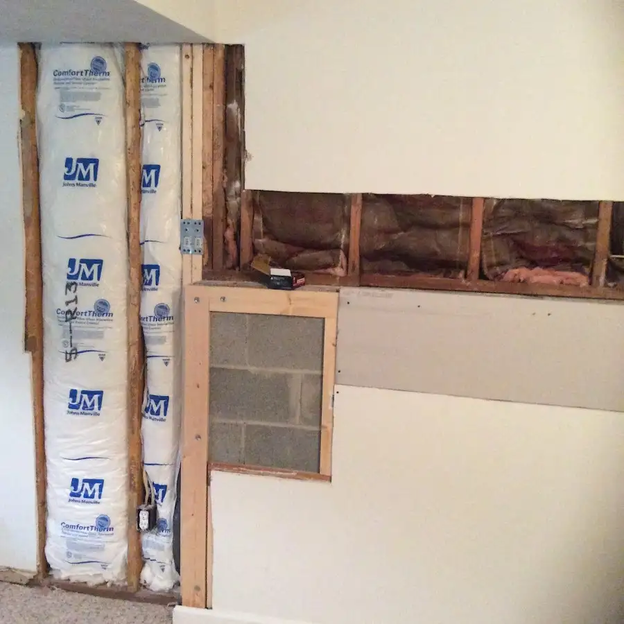 Wall insulation replacement during Contents Cleaning & Restoration in Casa de Oro-Mount Helix